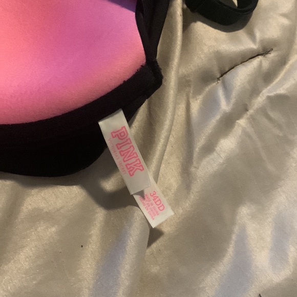 NWT-Victoria Secret Pink 34DD  No tag never worn. Lightly lined front closure - Picture 3 of 3